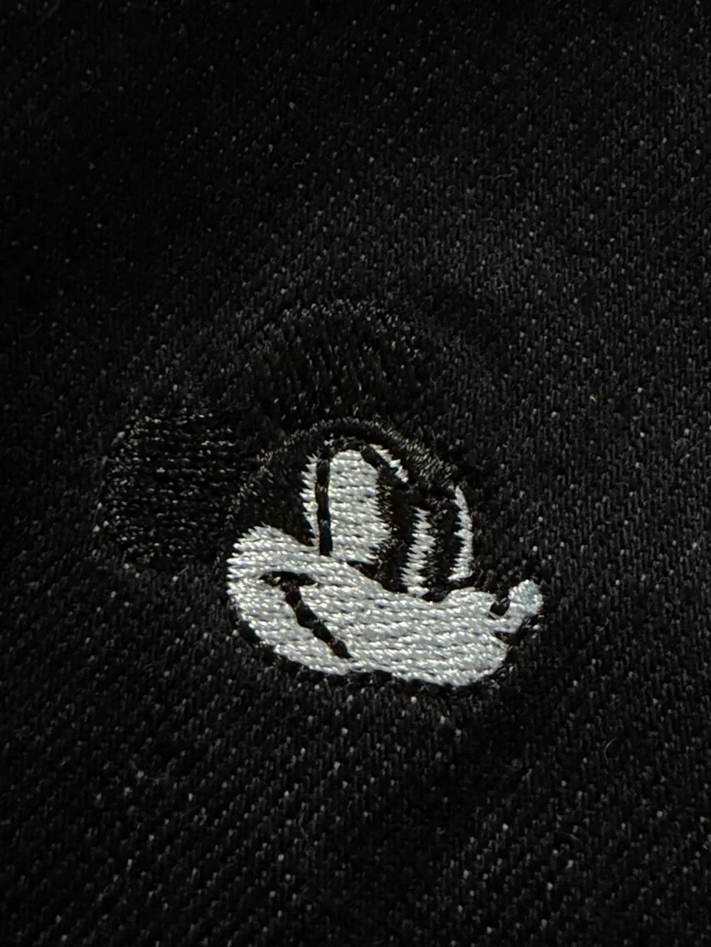 Men's Disney Mickey Black Embroidered Cotton Jacket - Picture 7 of 7